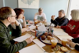 Saturday's group went right to work composing letters to local media and our members of the Ohio Legislature. Look for their letters in coming editions of the Maple Leaf, Geauga Times Courier and the News Herald.